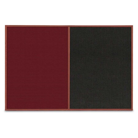 United Visual Products Slim Style Indoor Enclosed Radius Corkbo UVRDS42SB-SATIN-SURF